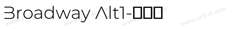 Broadway Alt1字体转换